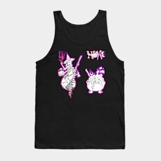 Halloween B&W Spider Witch & Cauldron Pack Tank Top